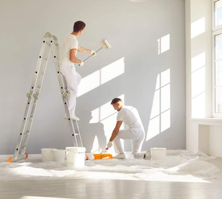 Travaux de peinture intérieure et extérieure soignés.